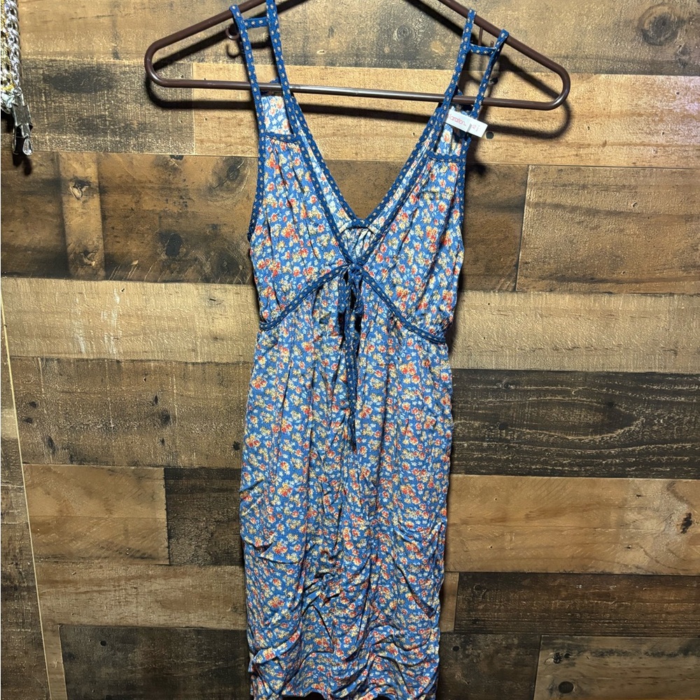 Blue Floral Sundress